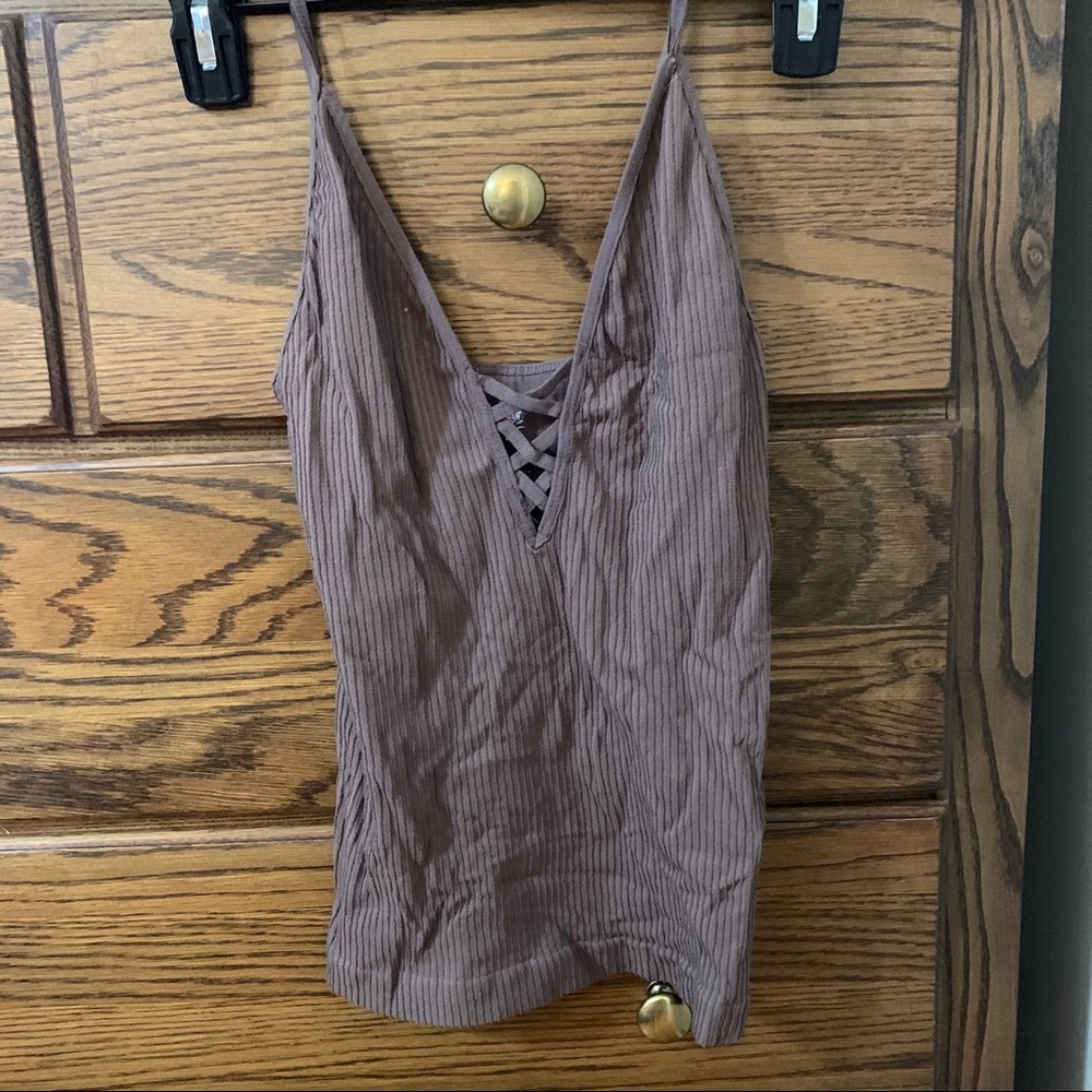 Two colors of free people crop top bundle